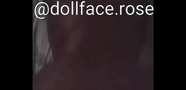 Dollface.rose gets fucked on ig